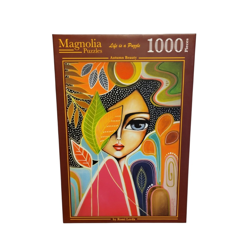 Magnolia Puzzles Autumn Beauty 1000 piece Jigsaw Puzzle Artist Romi Lerda
